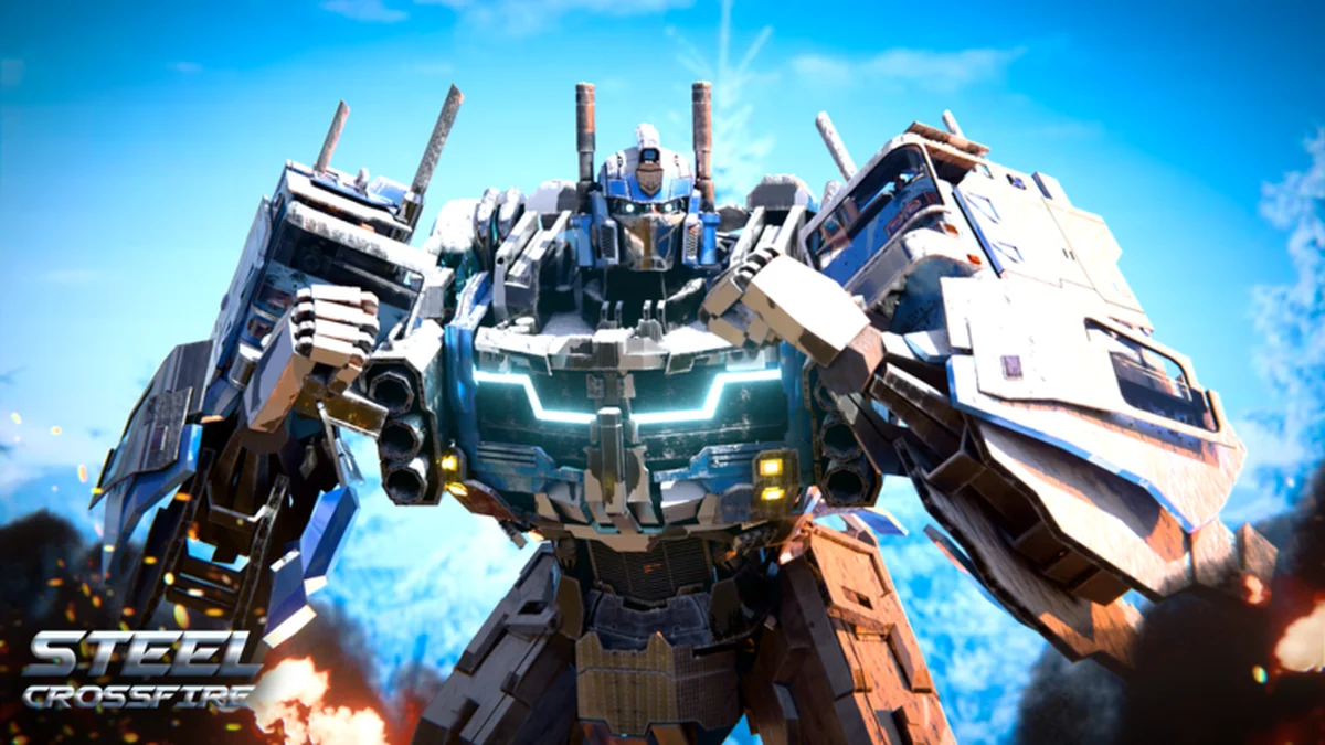 Official Steel Crossfire action art behind the item planning panel
